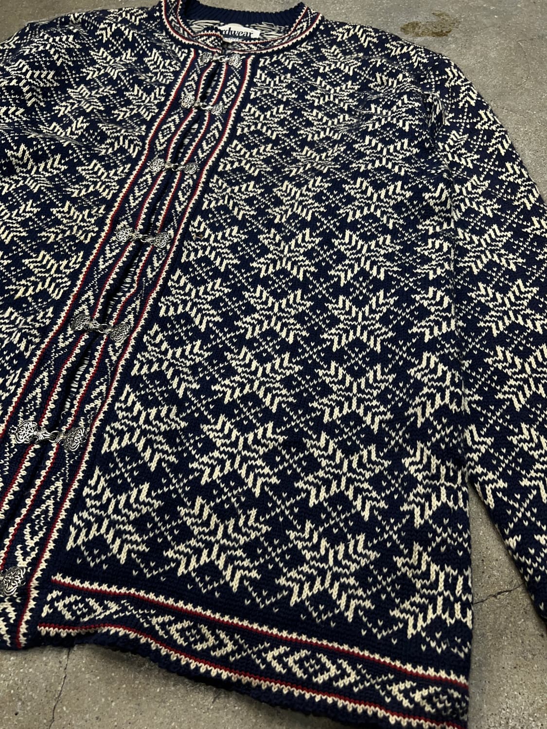 노르딕 울 가디건 2XL 상품이미지2