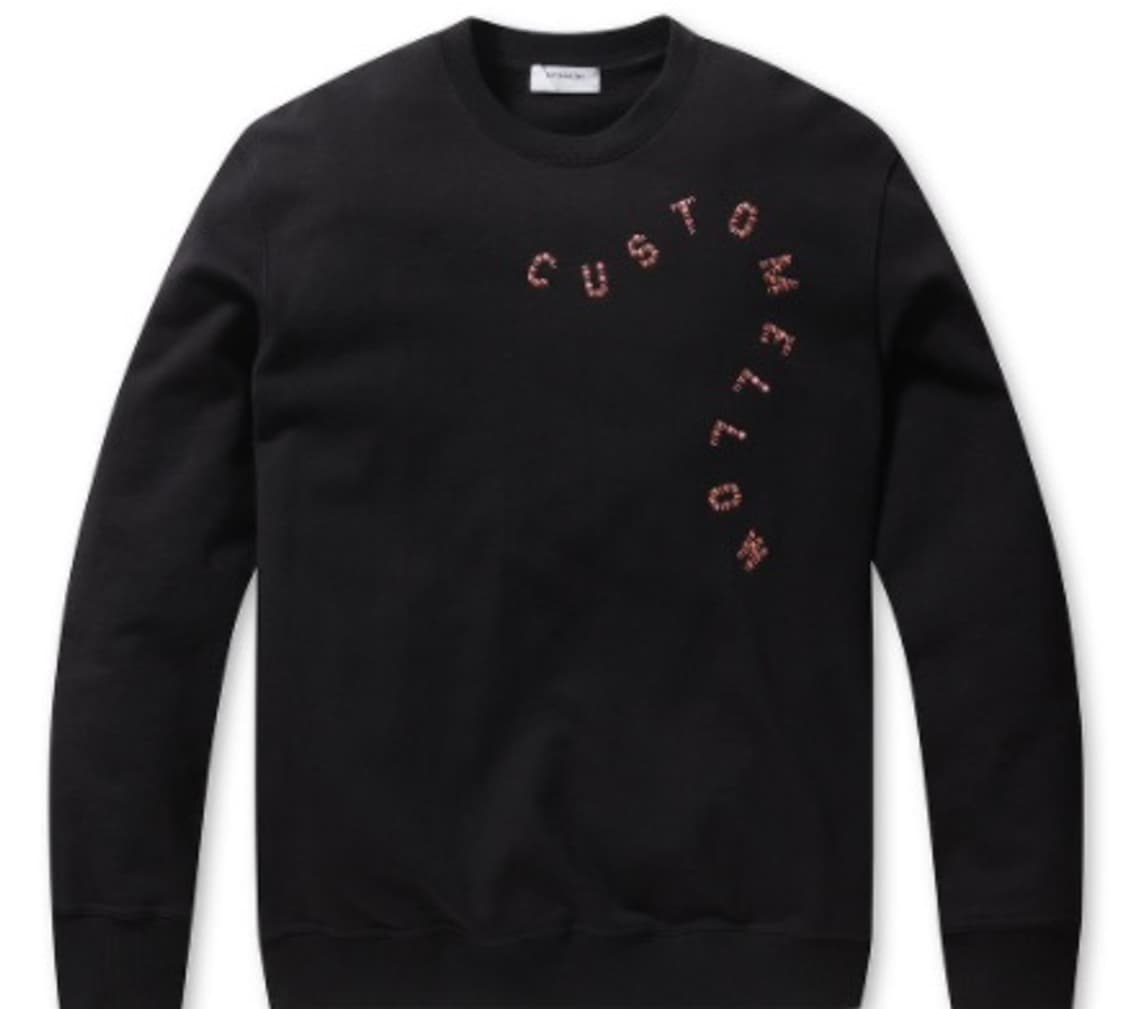 커스텀멜로우 / 로고 엠브로이더리 스웻 셔츠 / L 상품이미지4