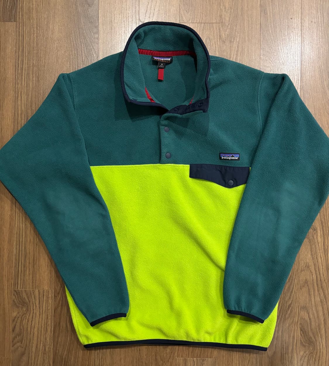 파타고니아 신칠라 그린/형광그린 M사이즈 상품이미지5