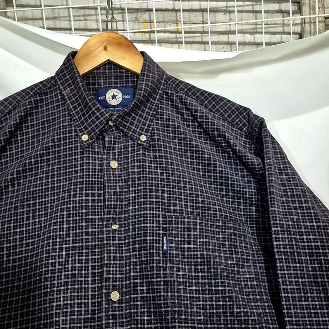 컨버스 90s 체크 셔츠 상품이미지2