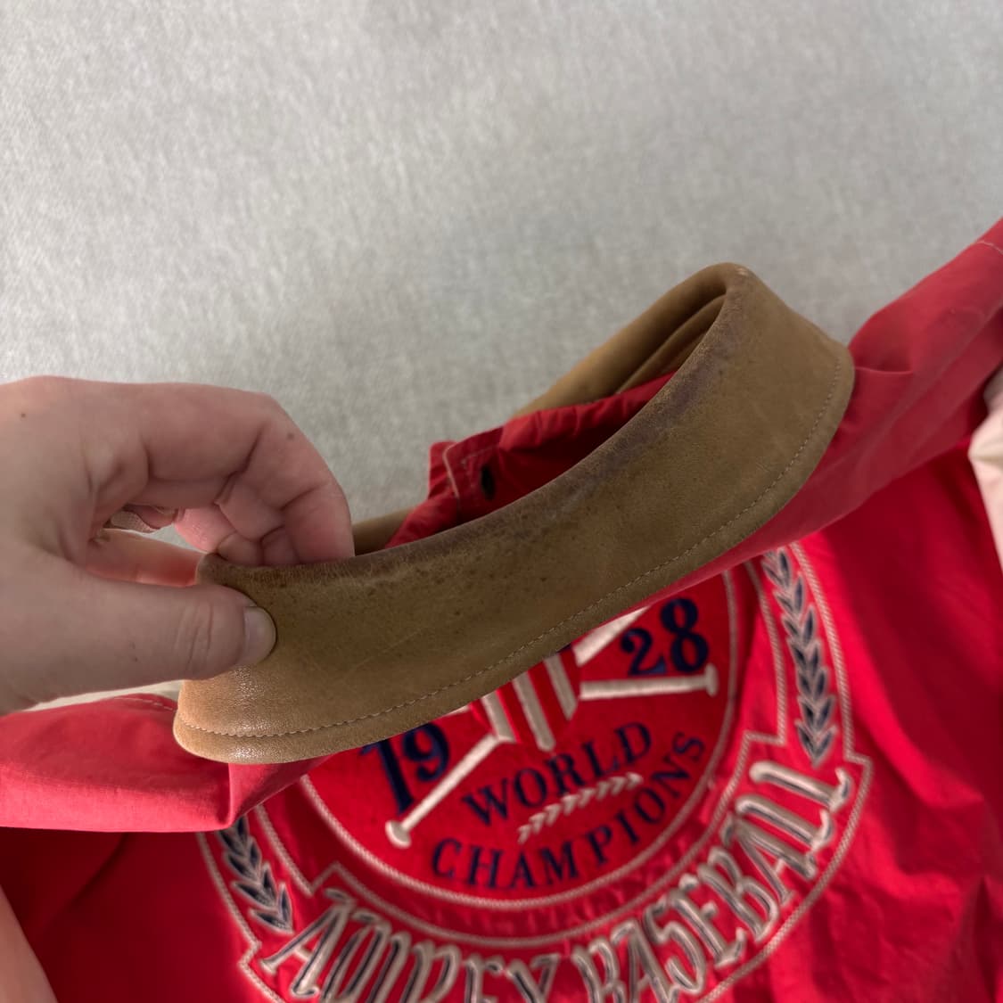 100 80s 아비렉스 가죽카라 코튼 자켓 상품이미지9