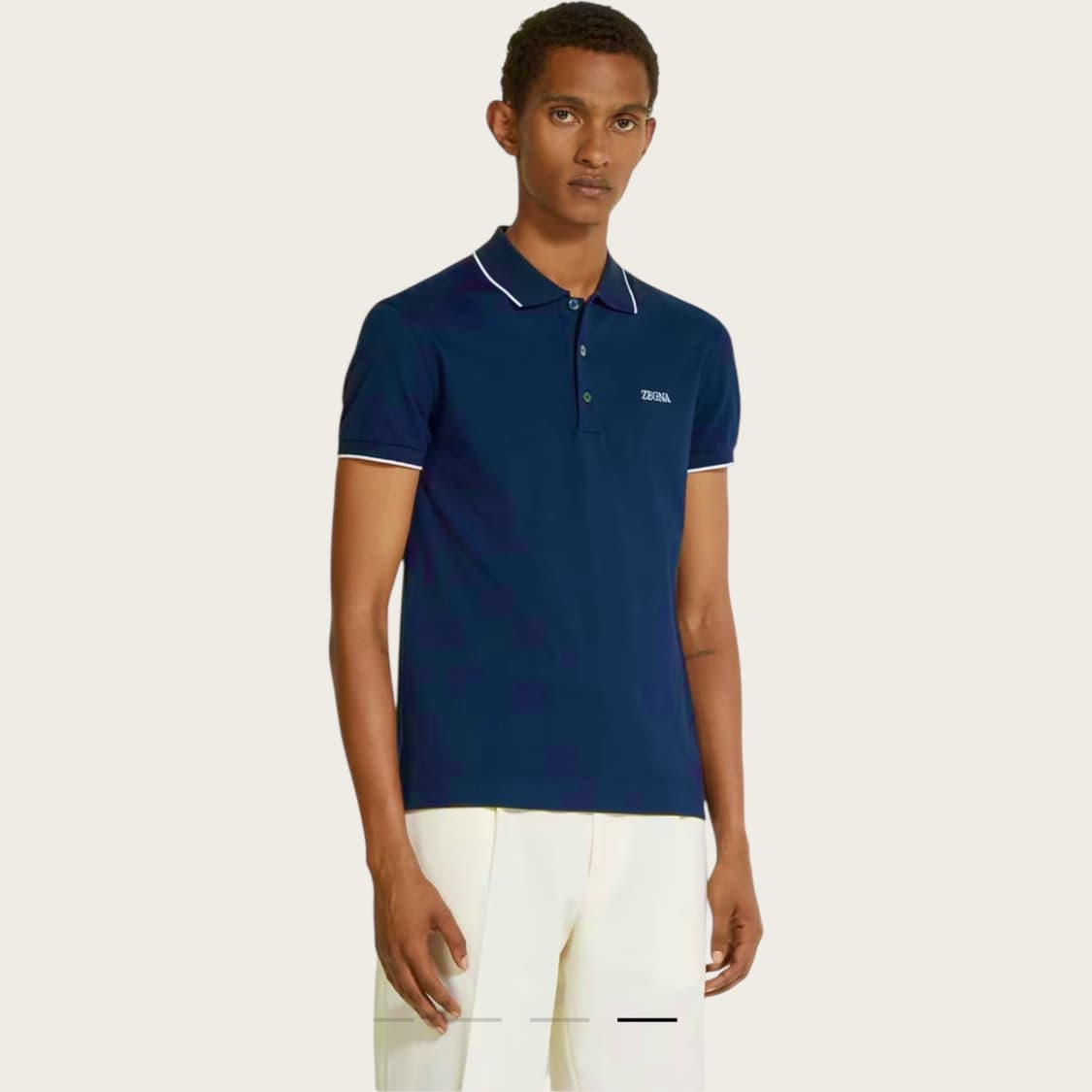 L/ 제냐 ZEGNA 피케 폴로 반팔 상품이미지1