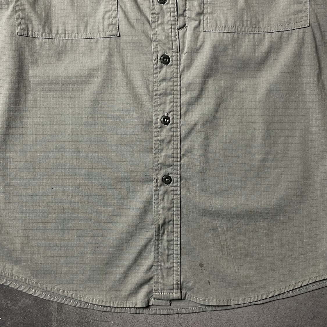 CARHARTT 칼하트 그레이 플랩포켓 워크 셔츠 A00940 상품이미지4