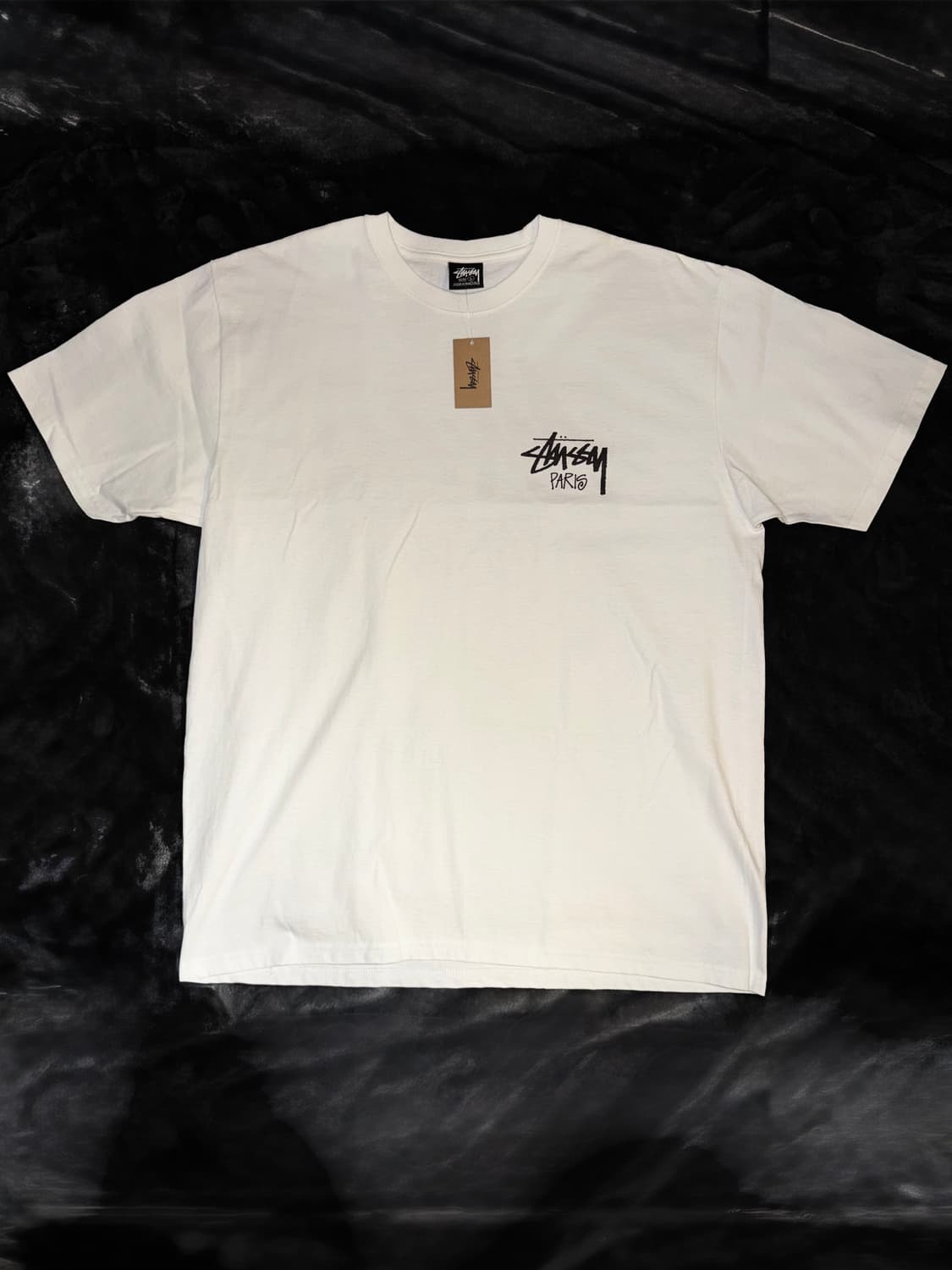 스투시 STUSSY 흰색 반팔 티셔츠 L 새상품 상품이미지1