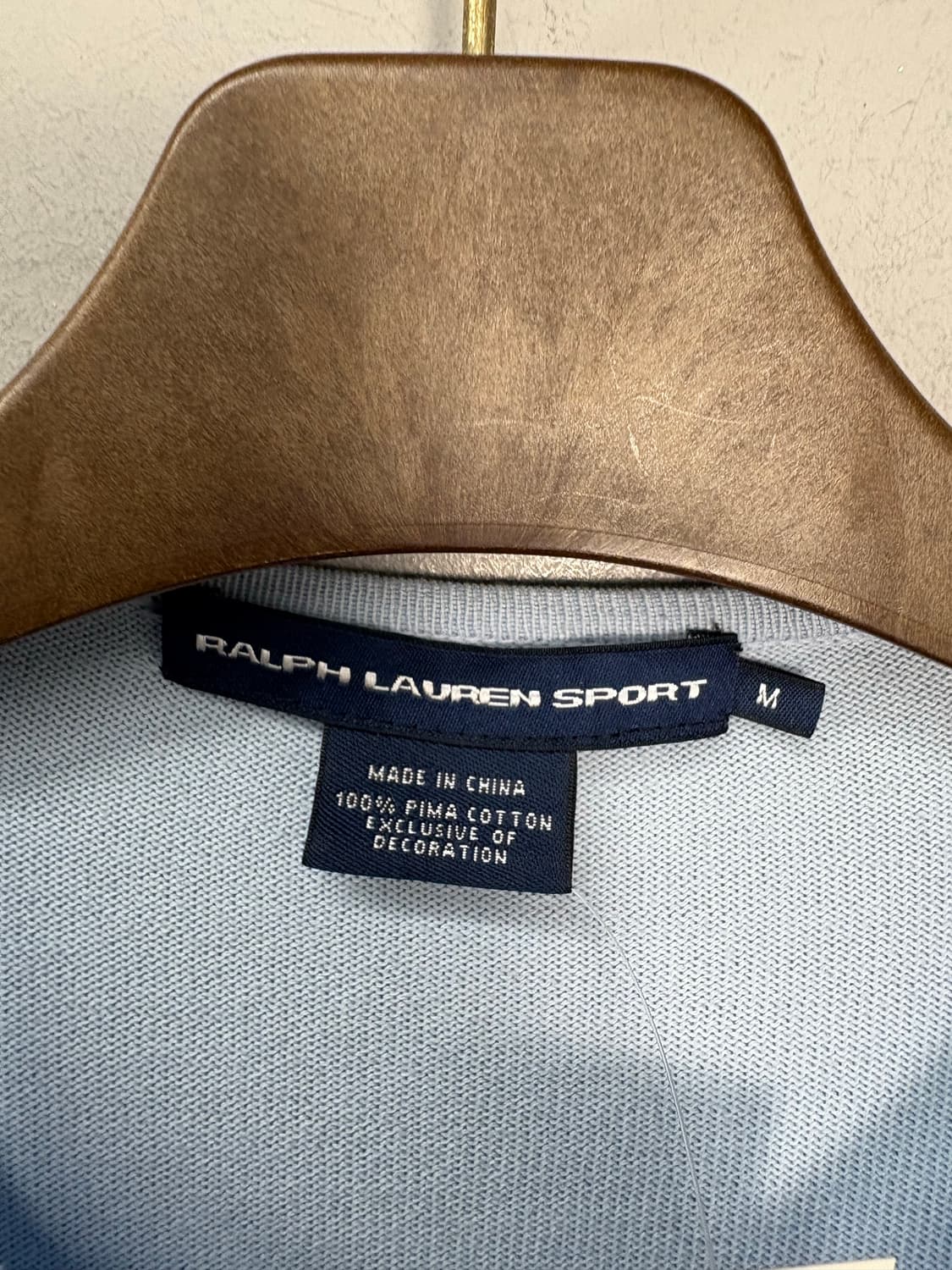 폴로랄프로렌 스포츠 파우더블루 피마코튼 블렌드가디건 A2450 상품이미지5