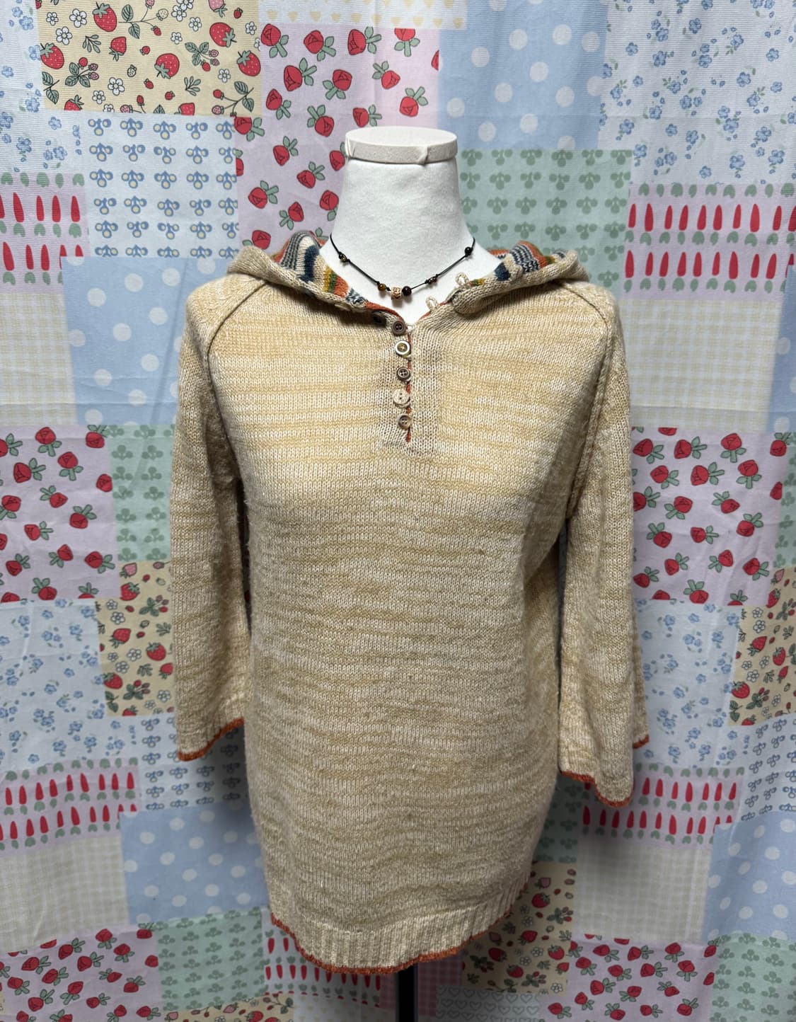 모리걸 브라운 상의 세트 상품이미지4