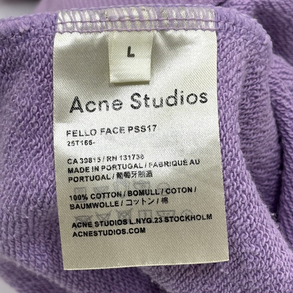 아크네 스튜디오 맨투맨 상품이미지9