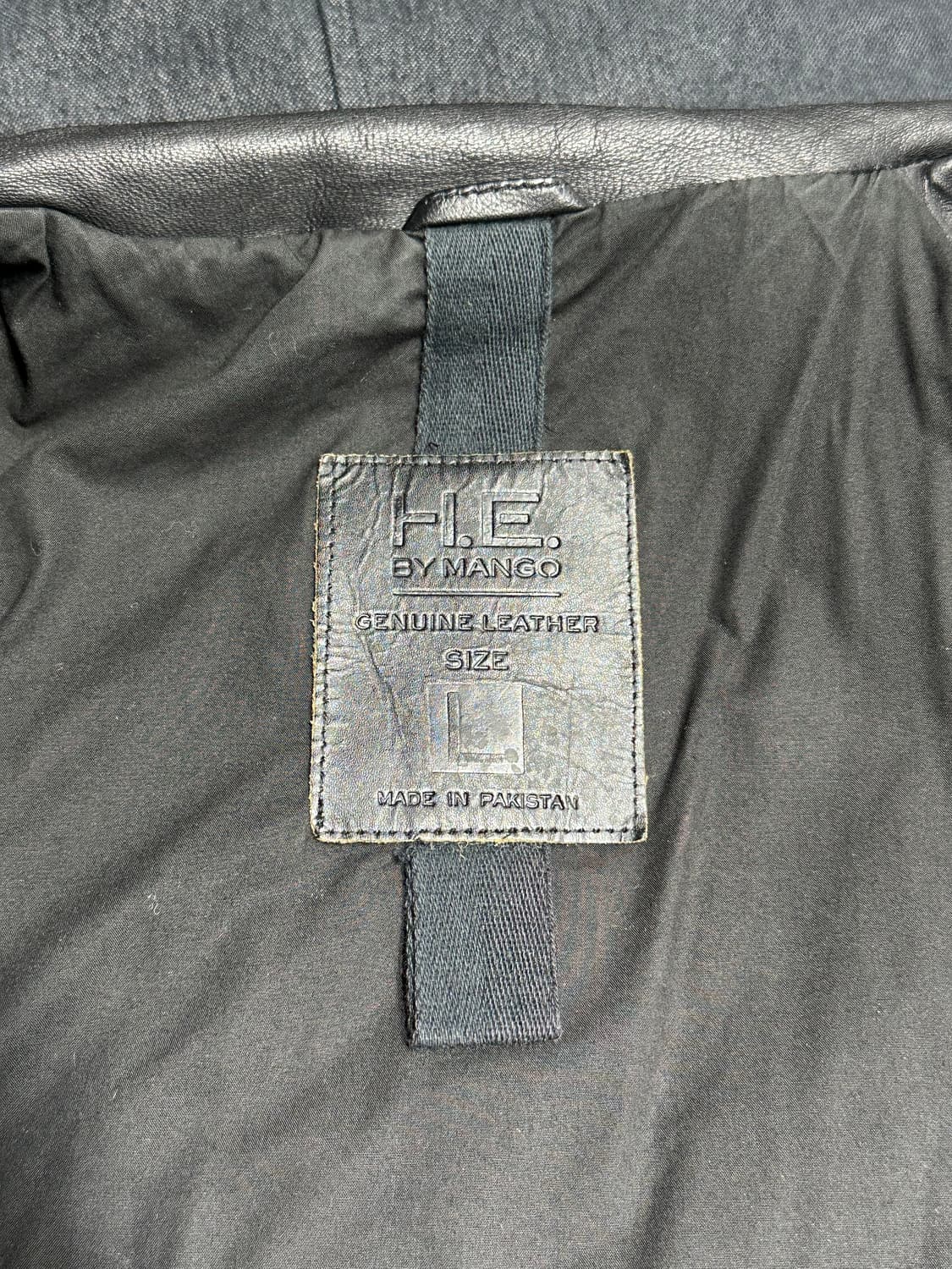 HE by MANGO 양가죽 퀄팅 바이크 자켓 상품이미지8