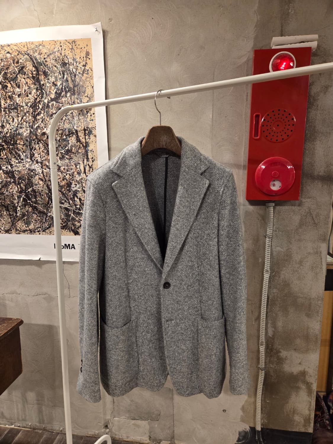 이탈리아 클래식 브랜드 프라디 트위드자켓 상품이미지2