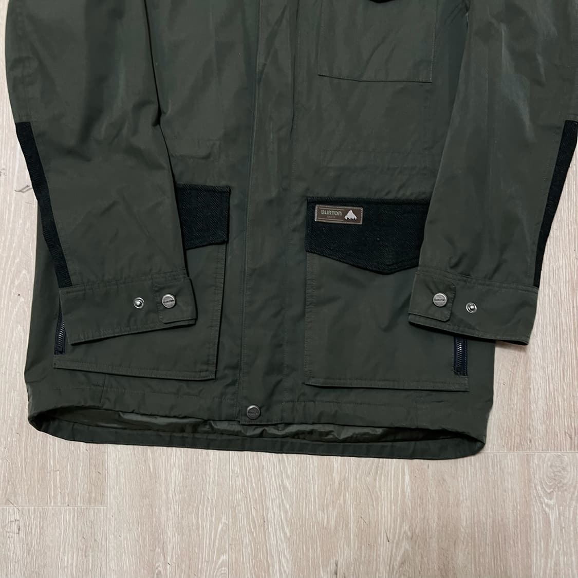 버튼 남성 스노우보드 스키복 보드복 바람막이 야상 자켓 L/100  상품이미지3