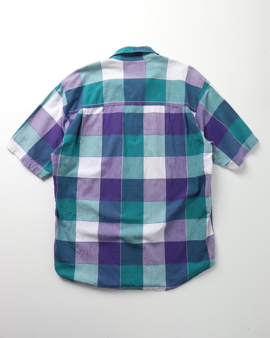 Eddie Bauer 90s Plaid Half Shirt 상품이미지2