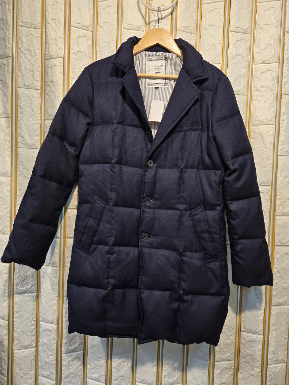 올드아미 오리털 패딩 자켓 코트 점퍼 새상급 상품이미지1