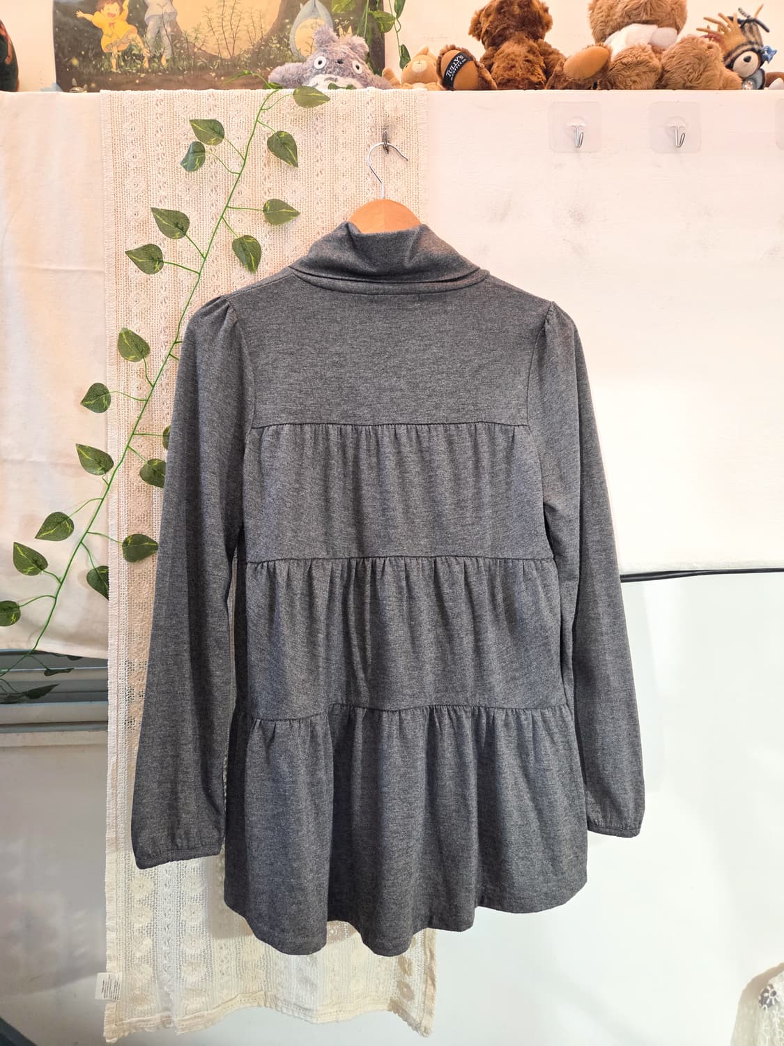 그레이 캉캉 목폴라 슬리브 상품이미지4