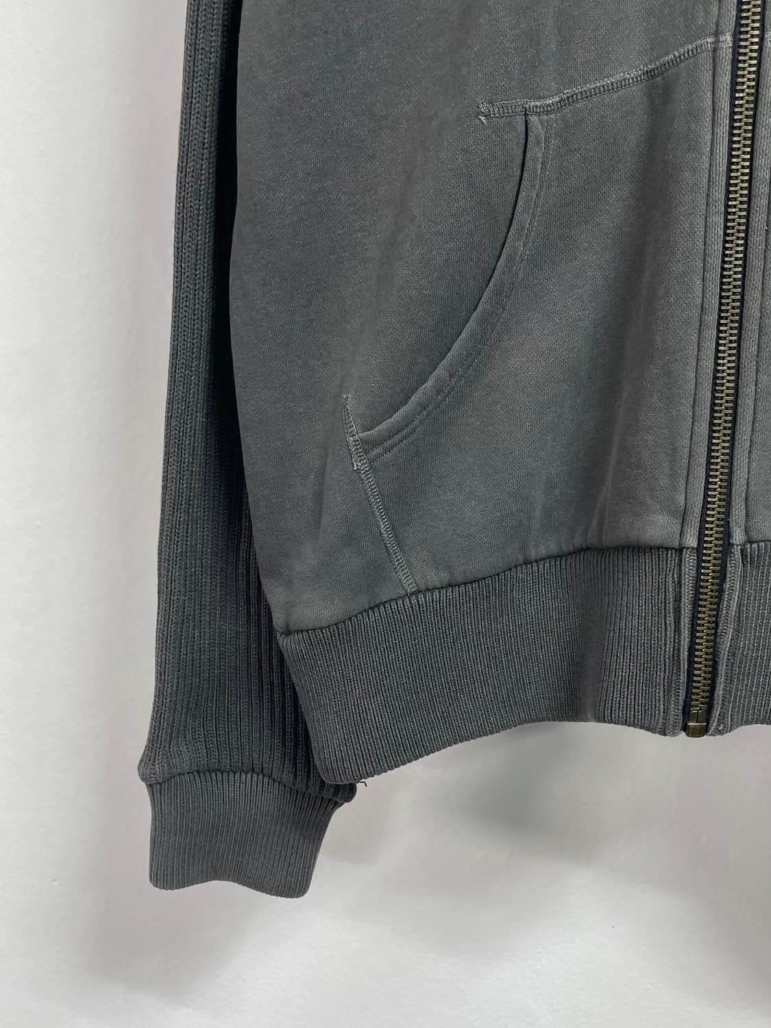 폴로 진스 다크그레이 워싱 후드집업 (on.398)   상품이미지4