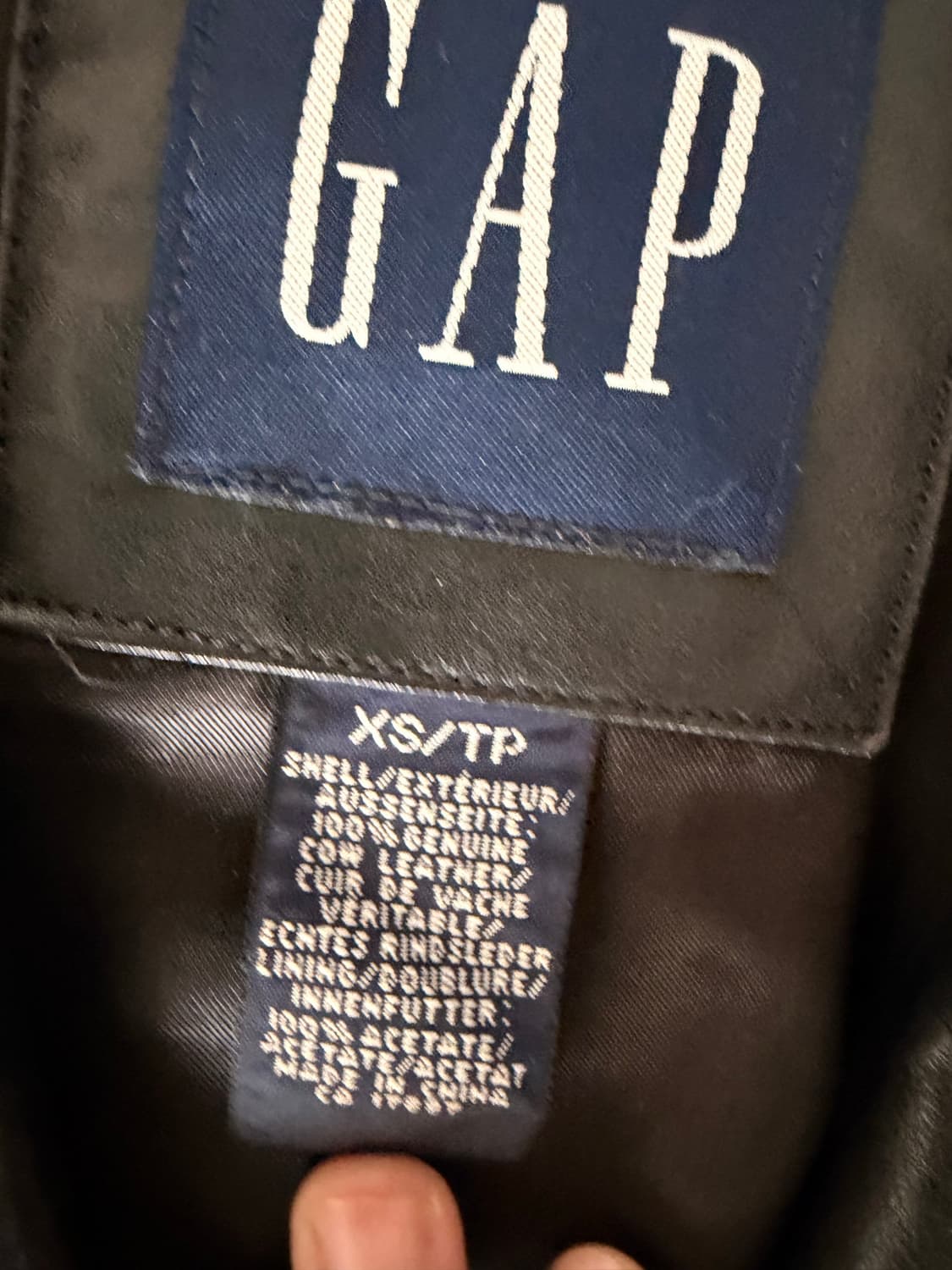 올드 갭 레더자켓 상품이미지2