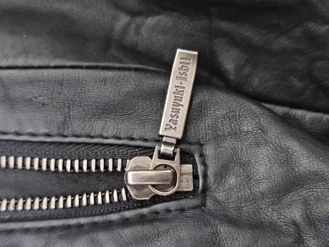 Yasuyuki lshii Distressed Leather Coat 상품이미지8