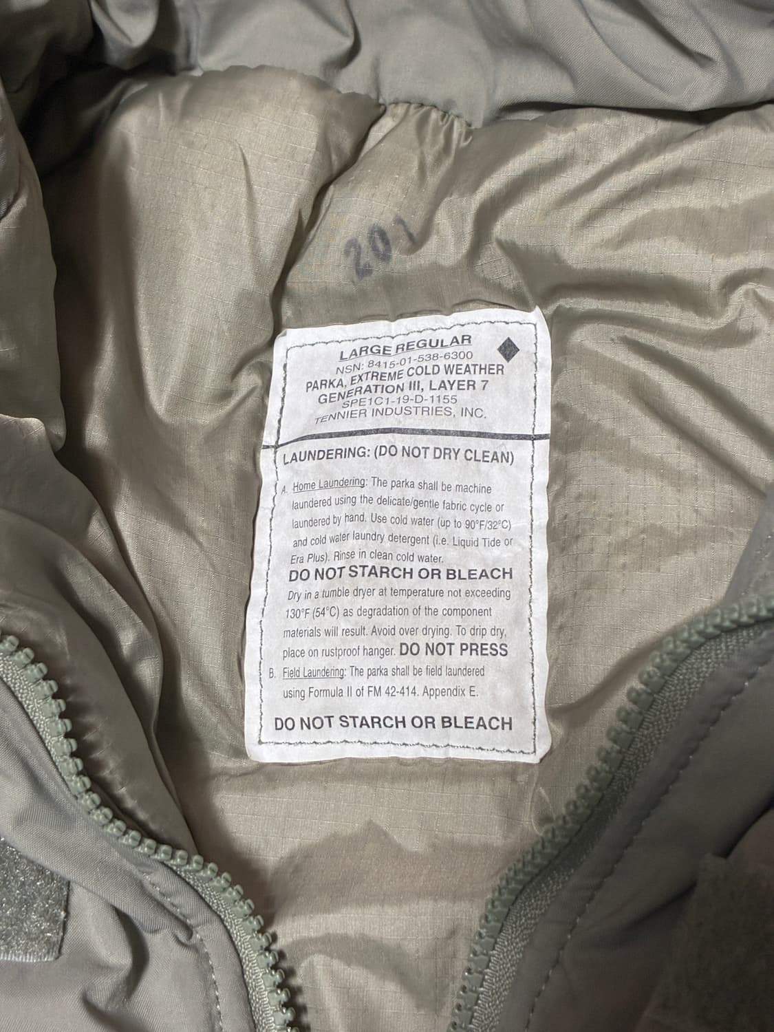 미군 프리마로프트 패딩/ (105-110) no.2 상품이미지6