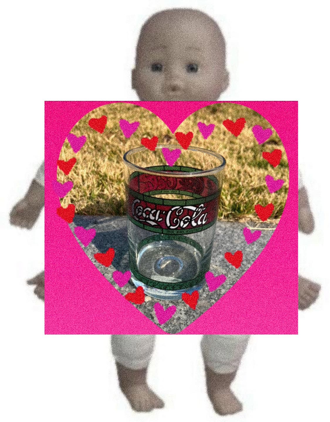 빈티지 코카콜라 유리컵 상품이미지1