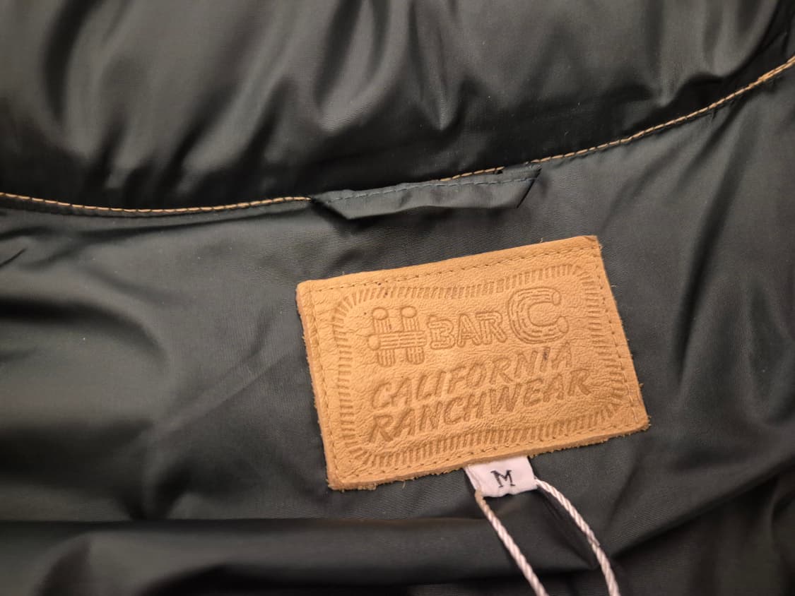 90s H bar C 레더 덕다운 점퍼 상품이미지7