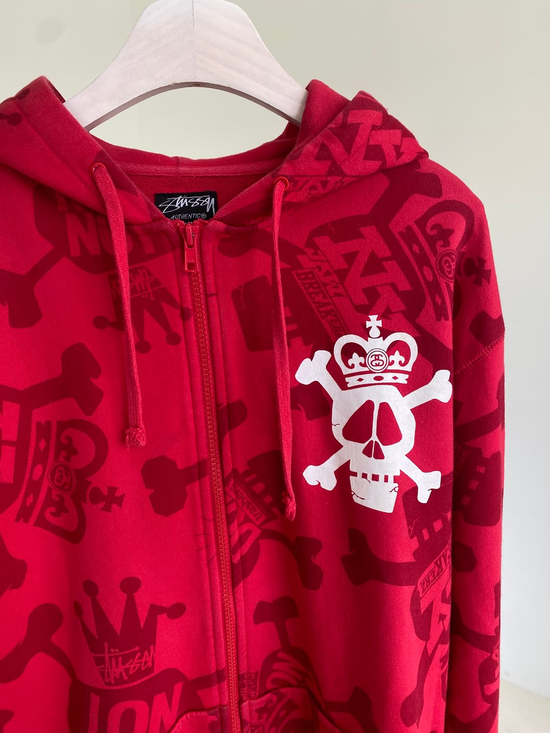 스투시 스컬시티 후드집업 상품이미지6