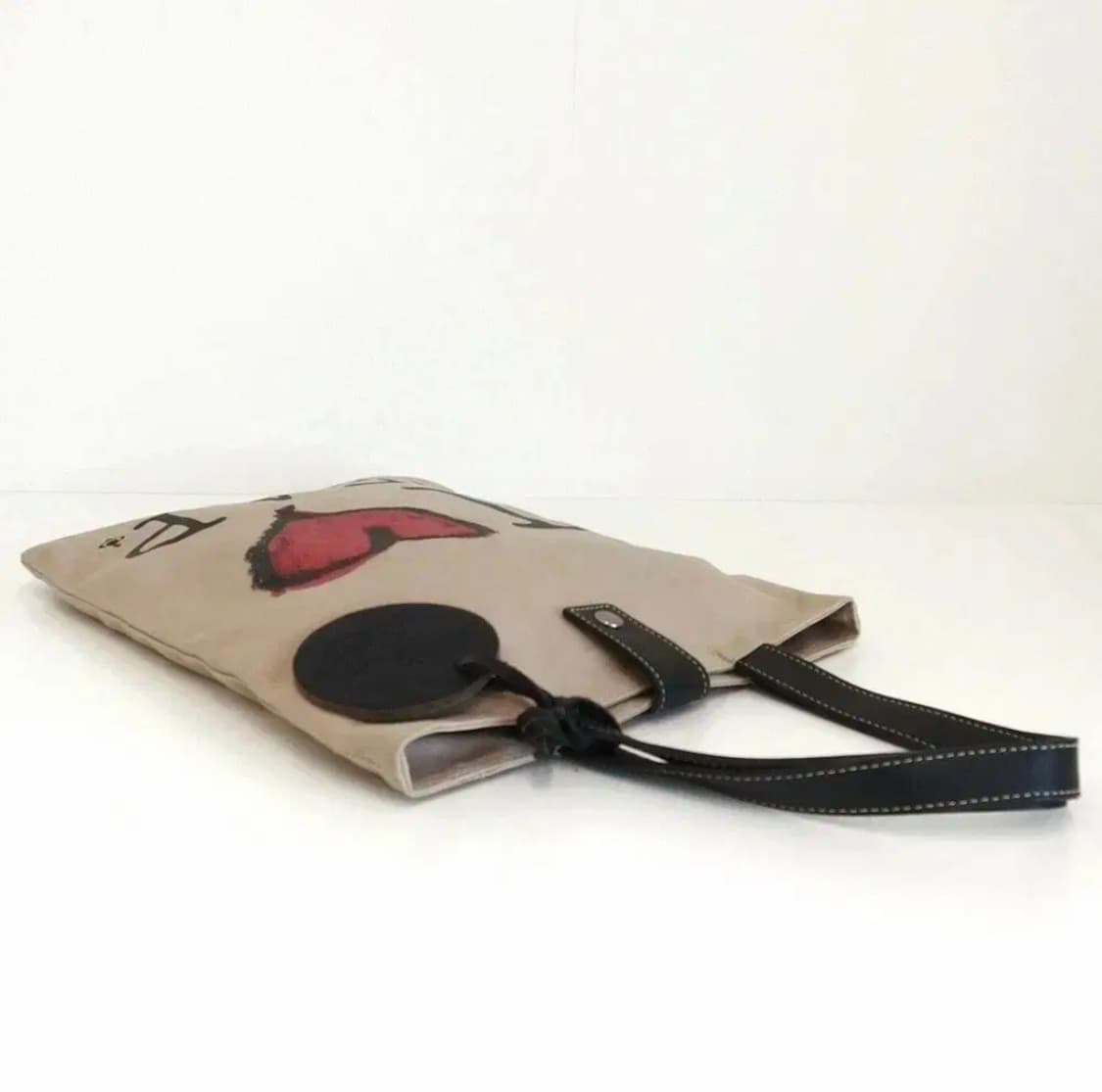 비비안 웨스트우드  I LOVE CRAP 캔버스 토트백 상품이미지3