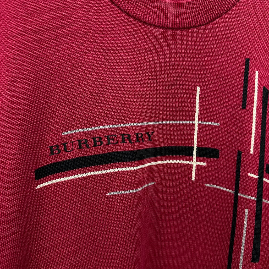 버버리 자수 로고 니트 상품이미지3