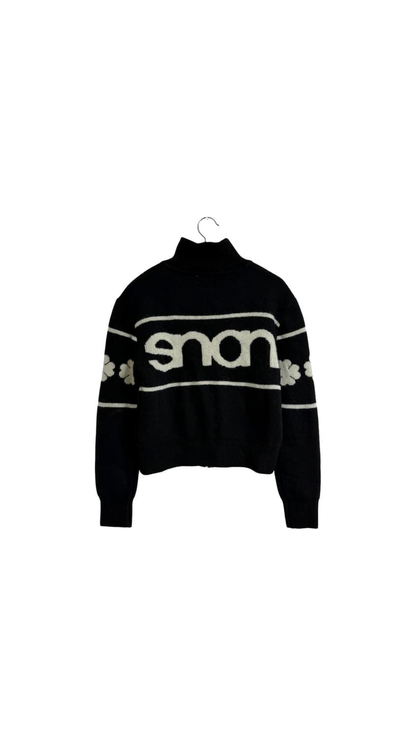 시눈 니트 집업 상품이미지2