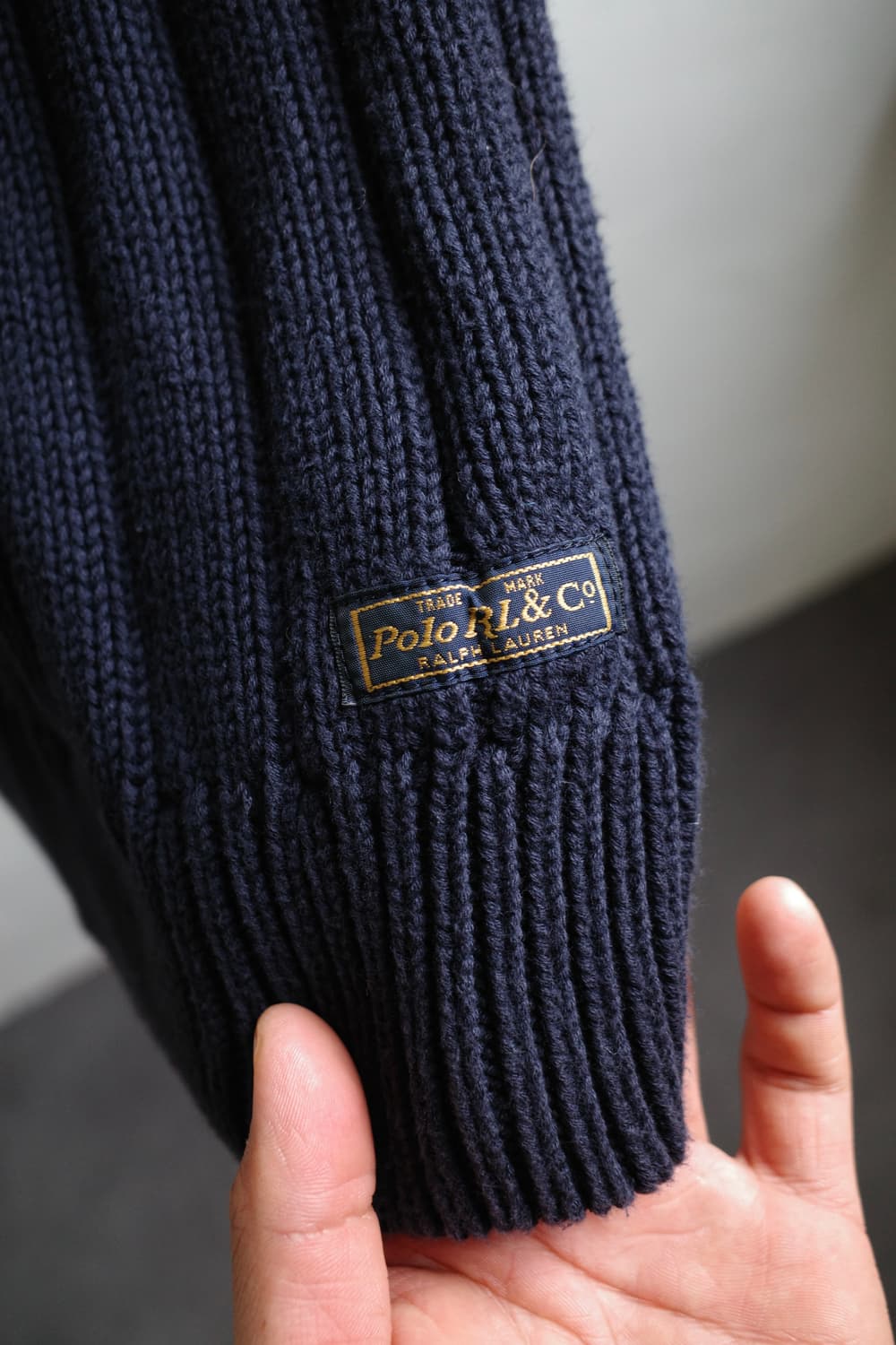 폴로 브이넥 니트 상품이미지7