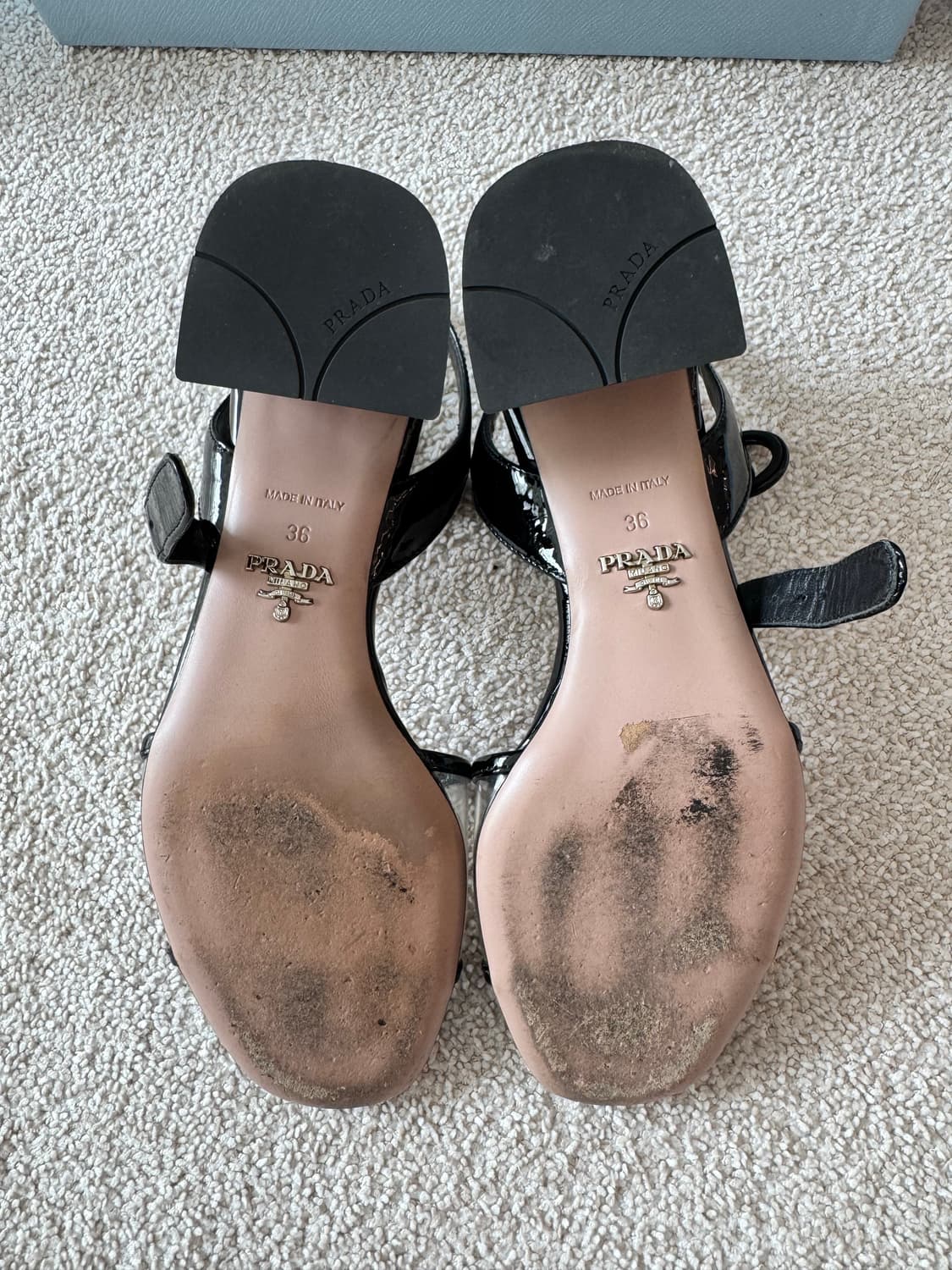 Prada Ciabatte Clear Sandals 프라다 샌들 상품이미지4