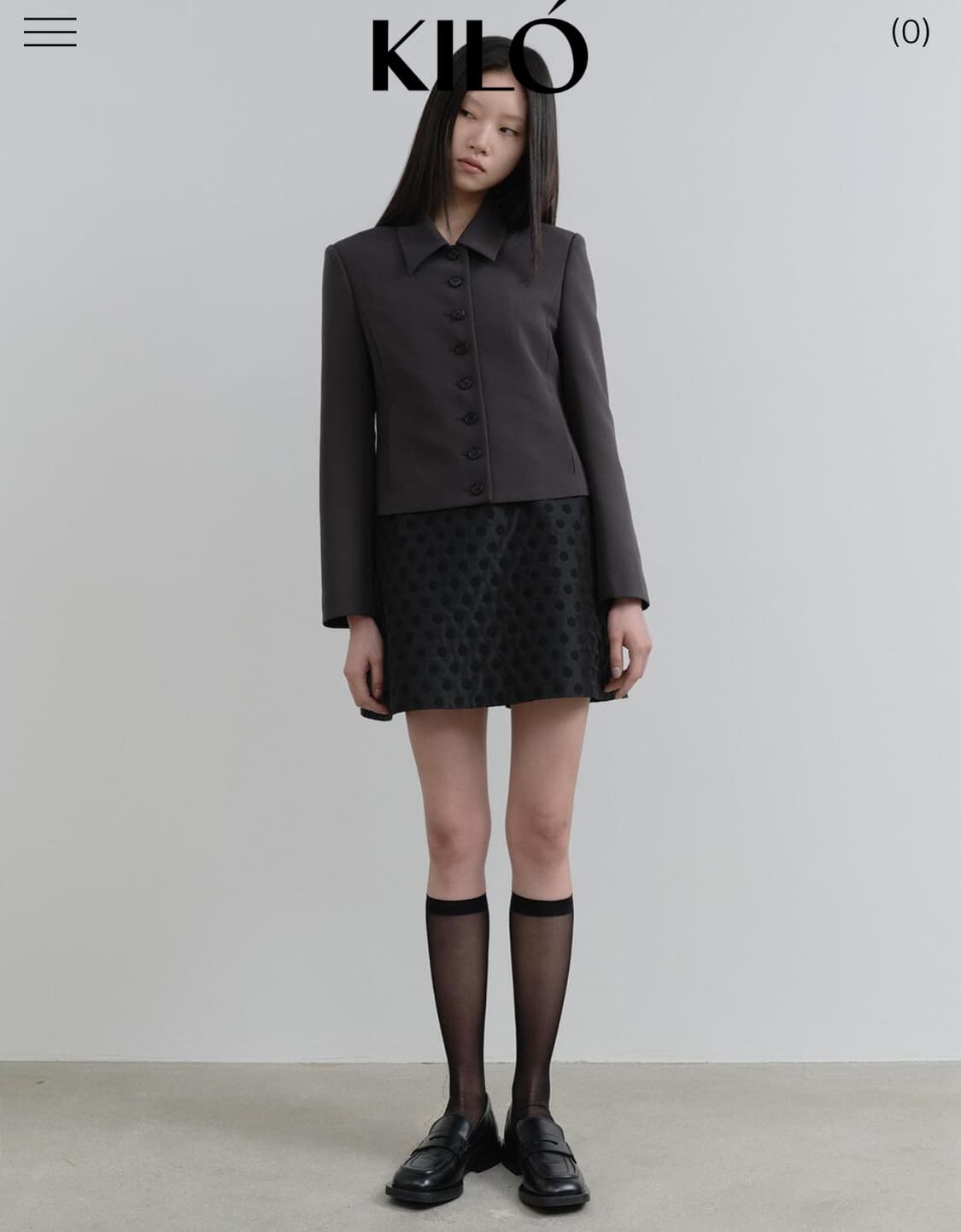 KILO REVERSIBLE DOT DRESS (BLACK) 상품이미지4