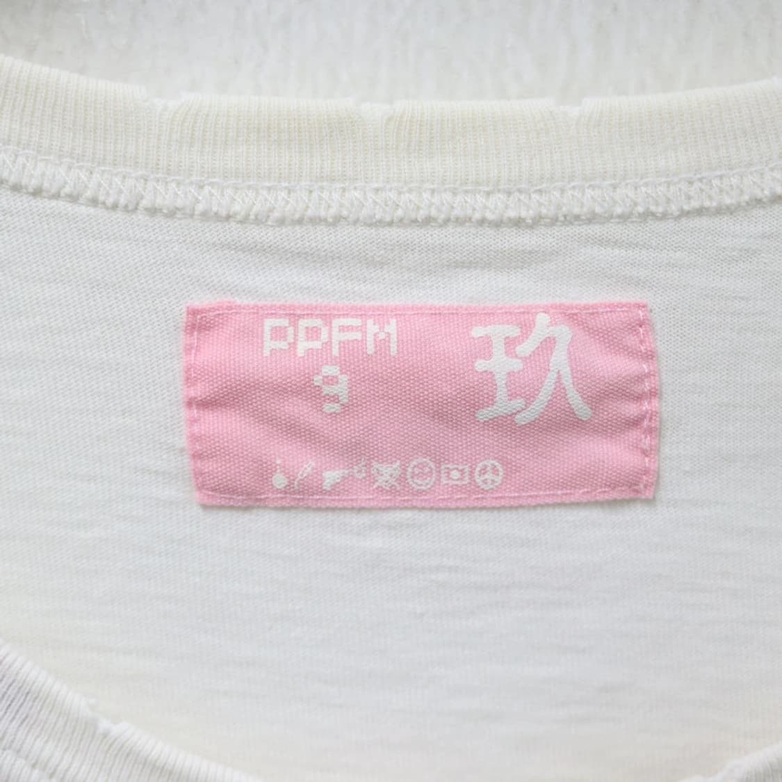 PPFM SKULL WHITE LONG SLEEVE 상품이미지8