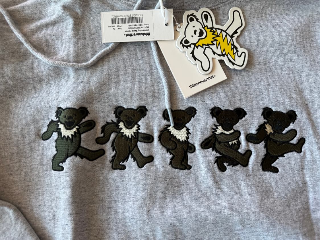 (새상품) 디스이즈네버댓 x Grateful Dead 후드티 판매해요. 상품이미지1