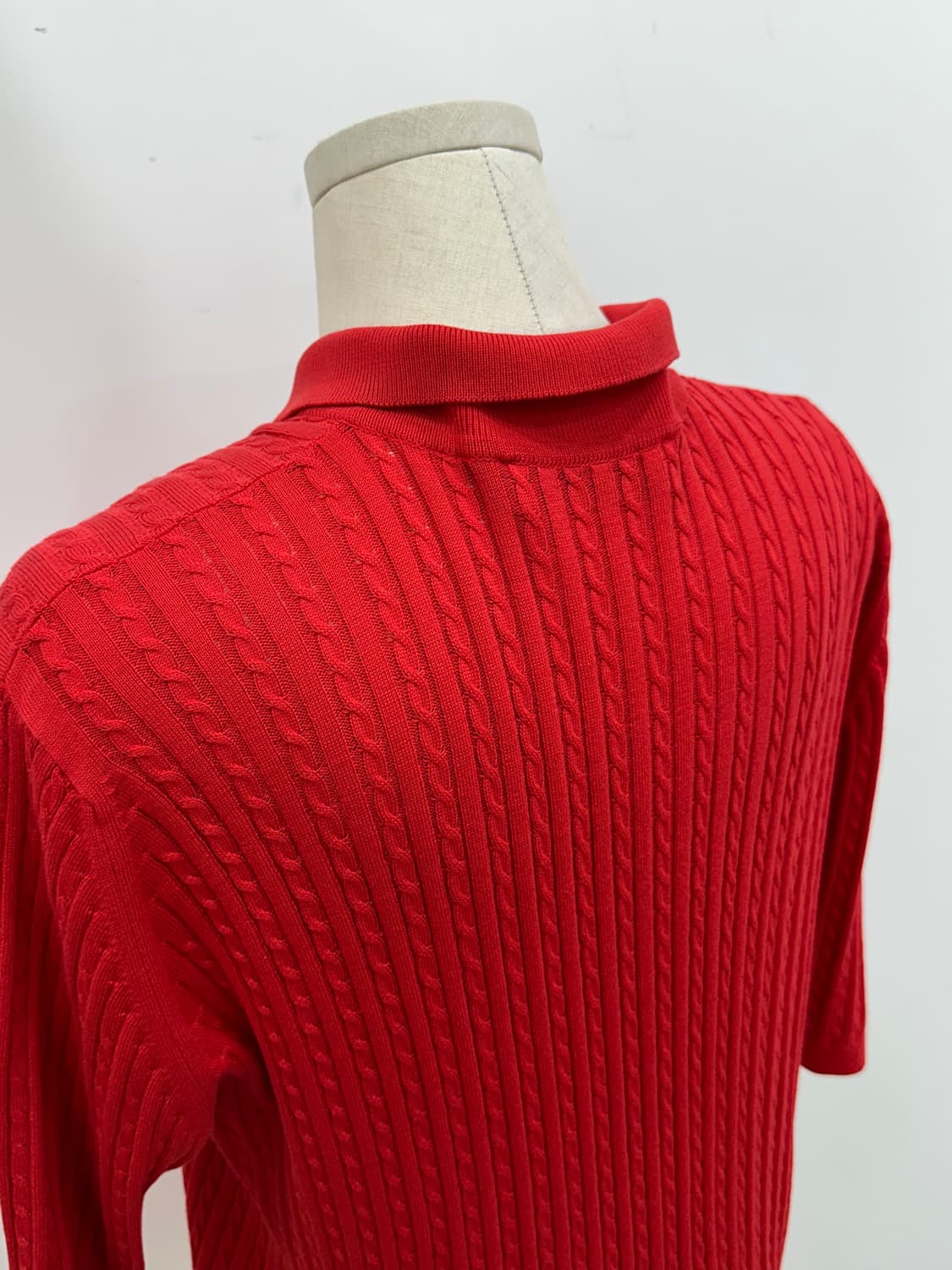 버버리 빈티지 금장 버튼 니트 상품이미지5