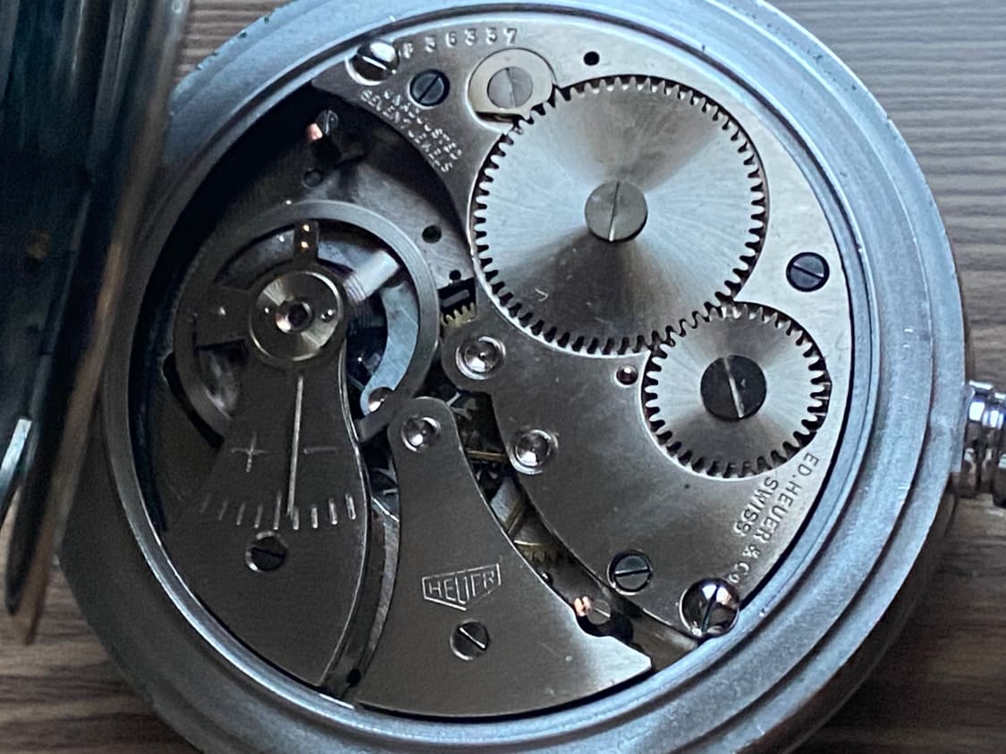 호이어(Heuer) 수동식 스톱워치 회중시계 빈티지시계 판매합니다. 상품이미지8