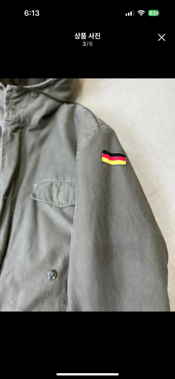 90s 독일 연방군 정품 필드 파카 G.13 상품이미지3