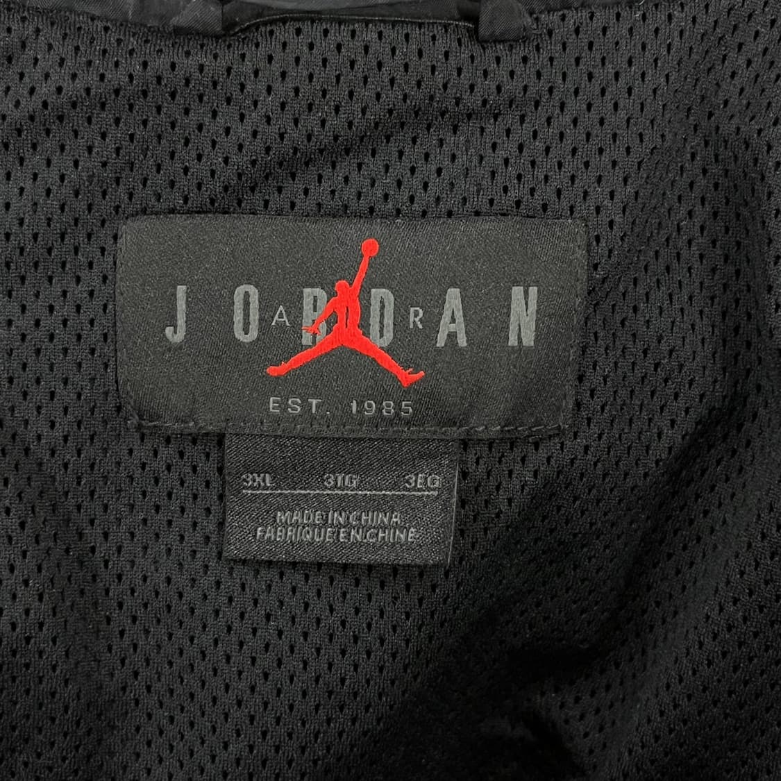 [정품/3XL] 조던 블랙 바람막이 점퍼 b12 상품이미지5