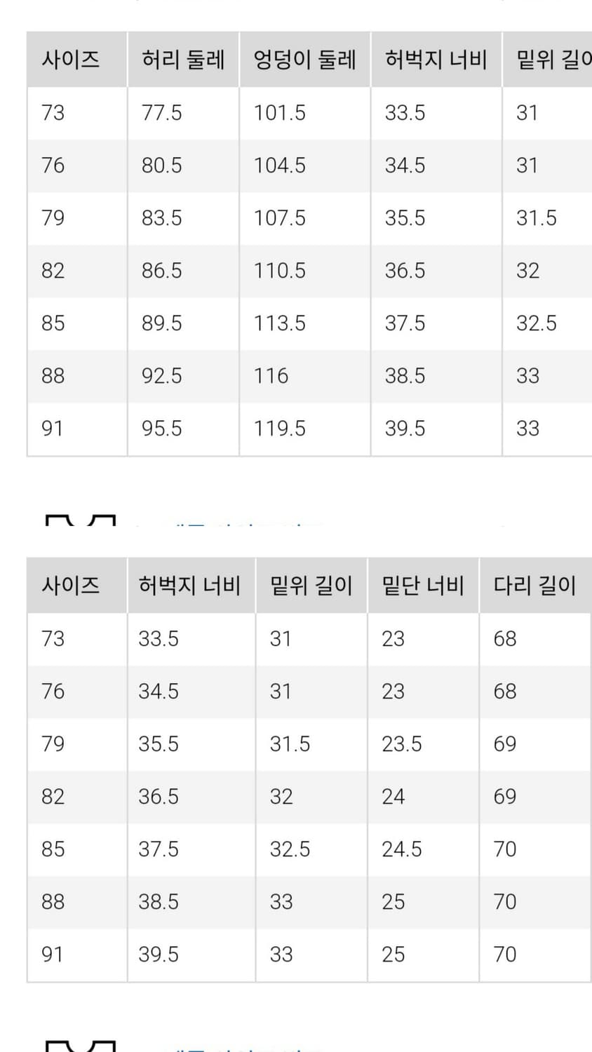 유니클로 U 파라슈트/파라슈트 카고팬츠 27~29 상품이미지2