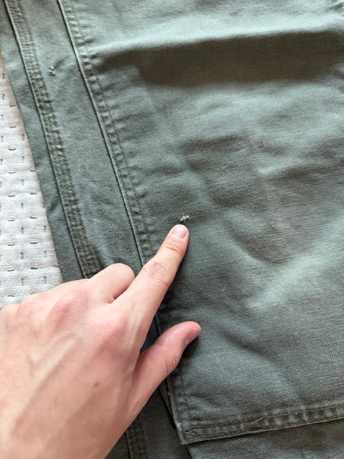 [34] 칼하트 더블니 워크팬츠 b136 모스 상품이미지3