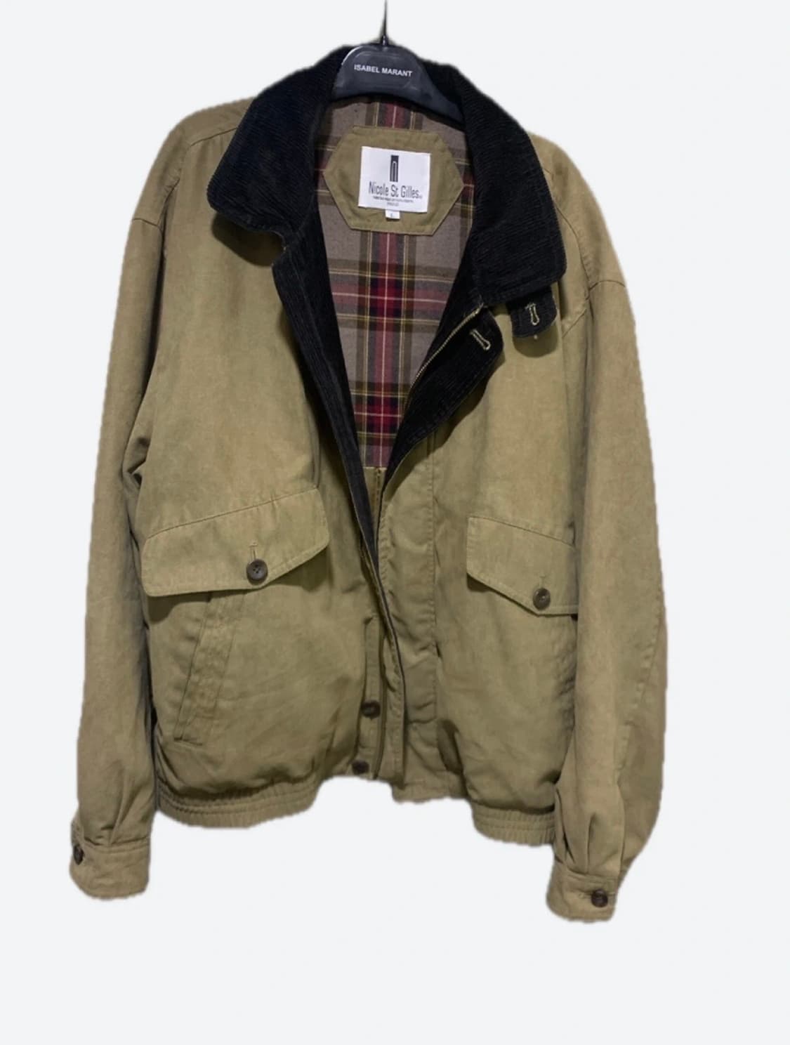 Nicole St Gilles 코듀로이 봄버 자켓 L 상품이미지2