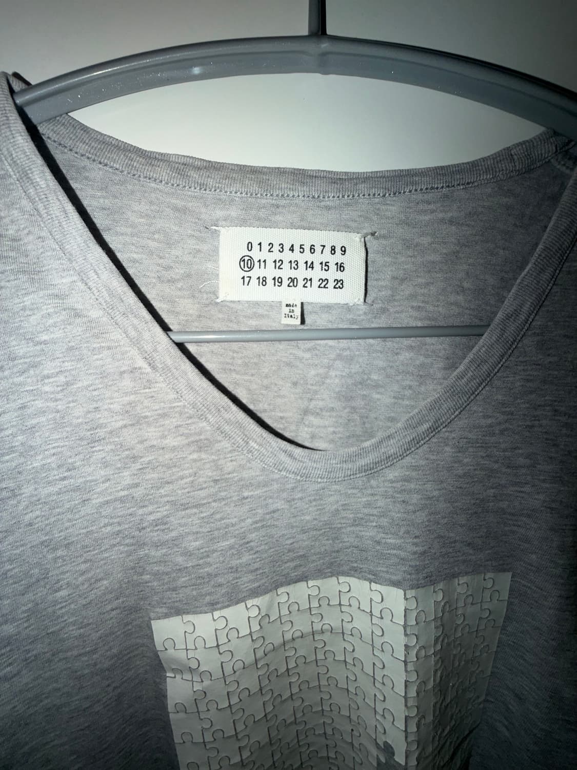 Maison Margiela 마틴 마르지엘라 퍼즐 그래픽 프린팅 반팔 티 상품이미지2