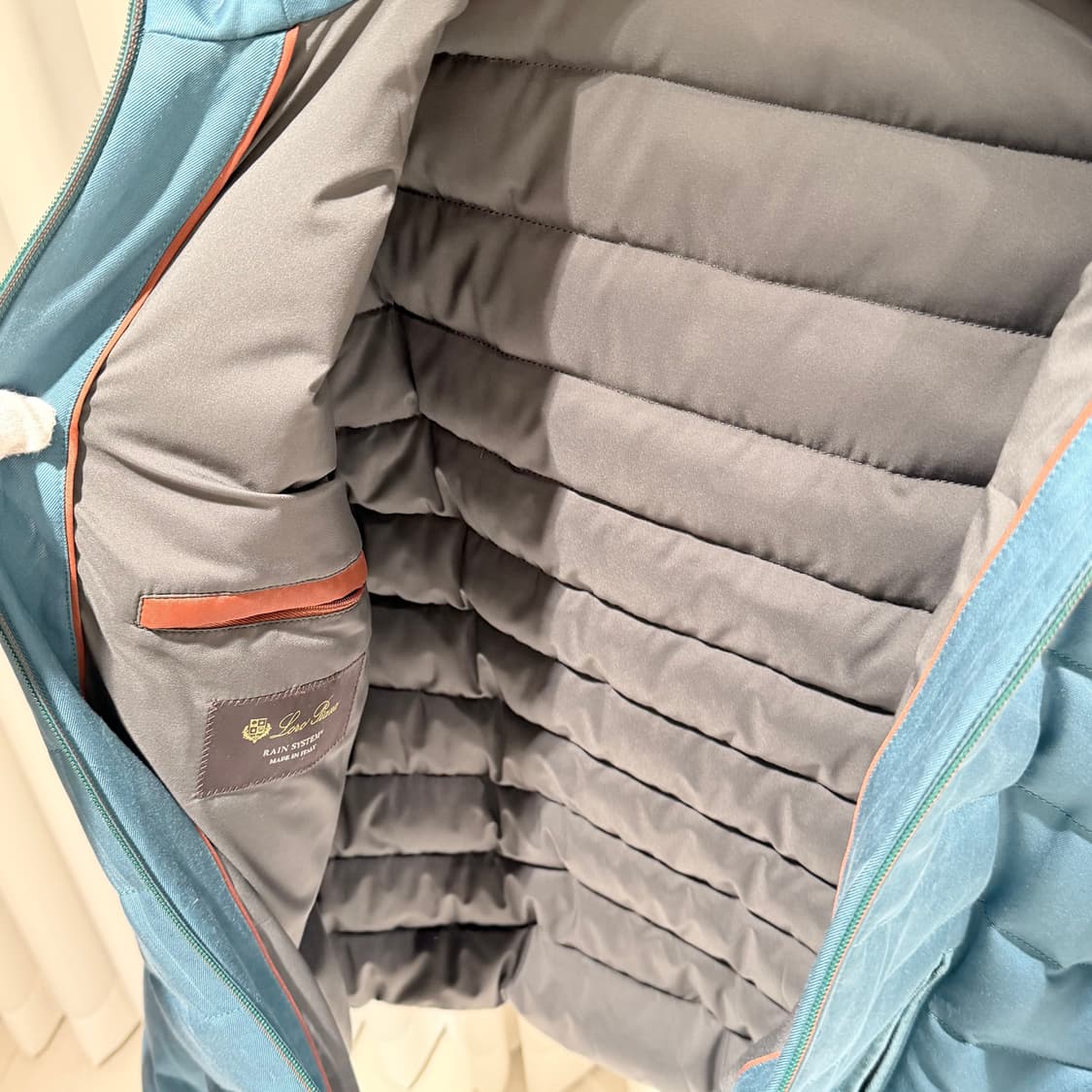 (A+/M) / 로로피아나 퀄티드 실크 드윌 후드 패딩 상품이미지7