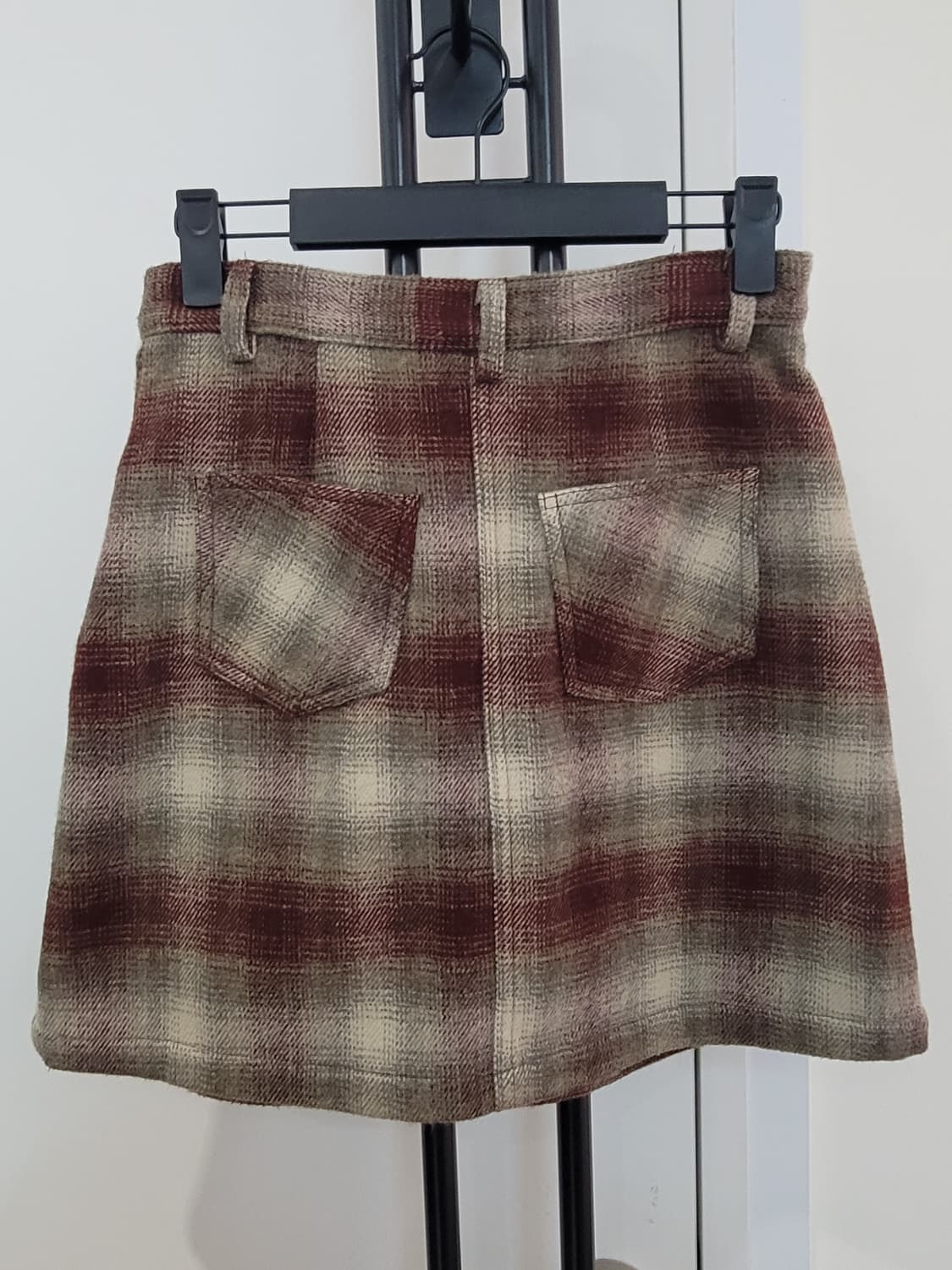스컬프터 체크무늬 겨울용 미니스커트 S사이즈 상품이미지4