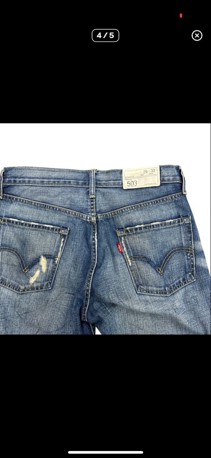 빈티지 리바이스 503 스트레이트 진(30) 상품이미지4