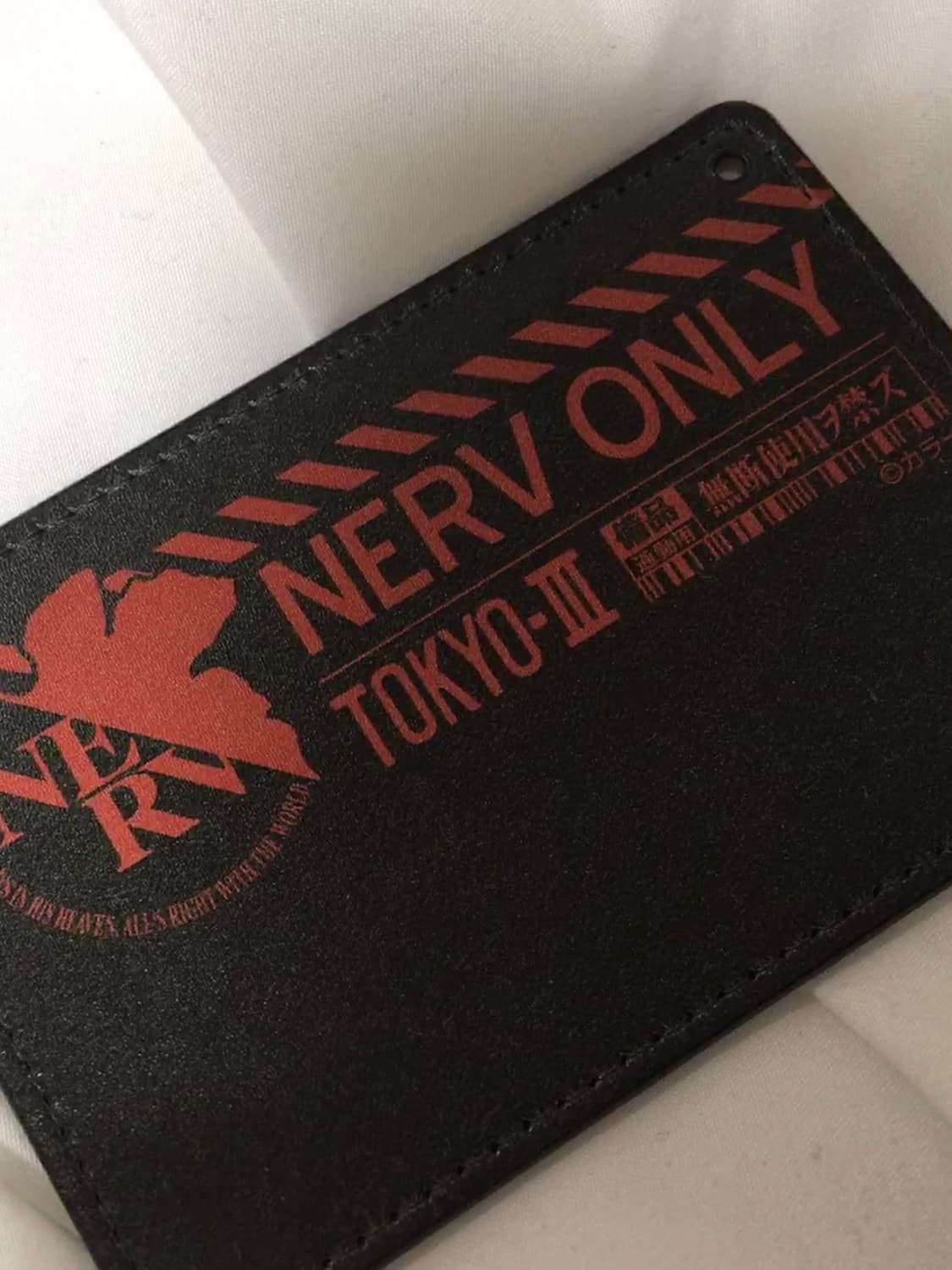 에반게리온 네르프 카드지갑 블랙 상품이미지3