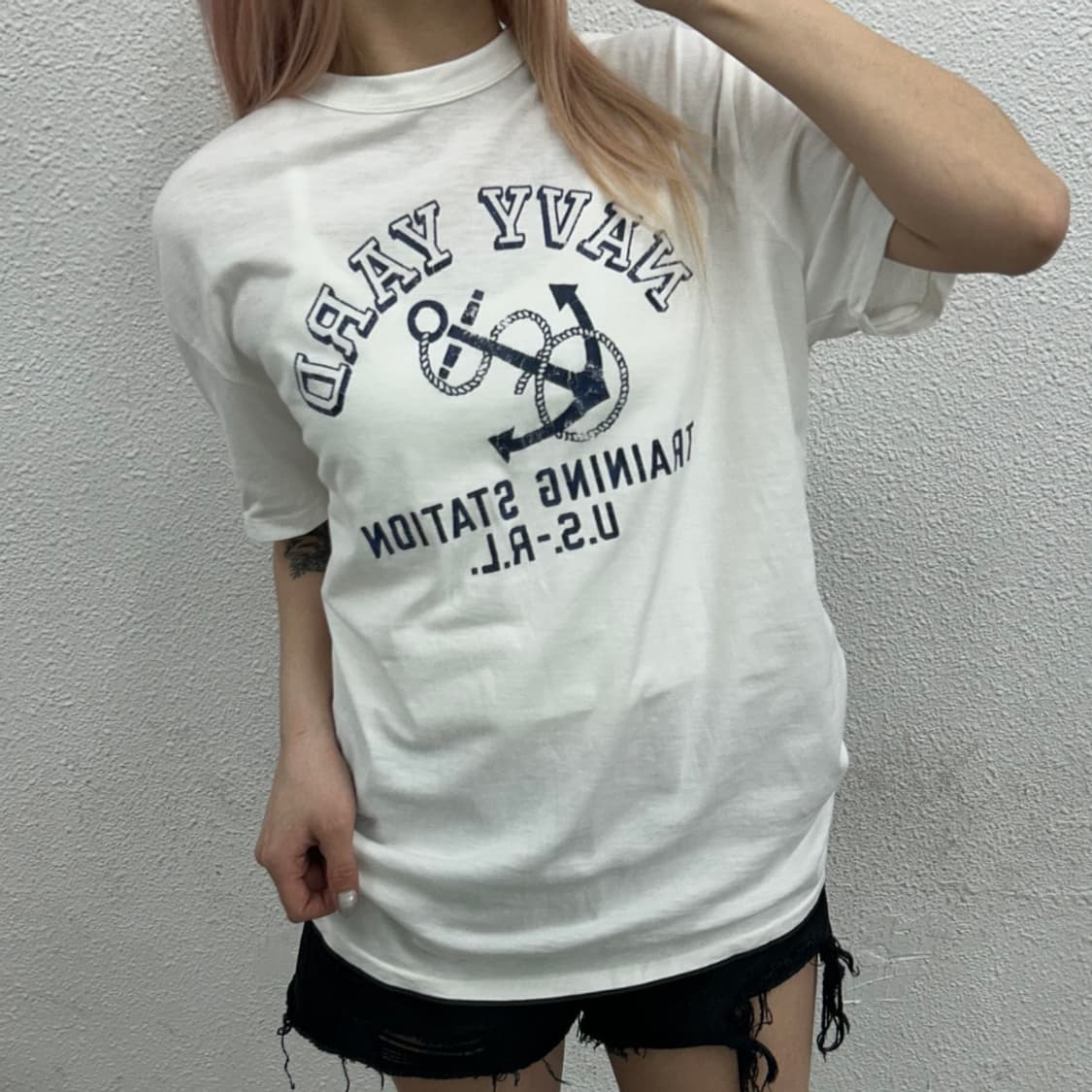 폴로 랄프로렌 마린 프린팅 화이트 반팔 M 상품이미지1