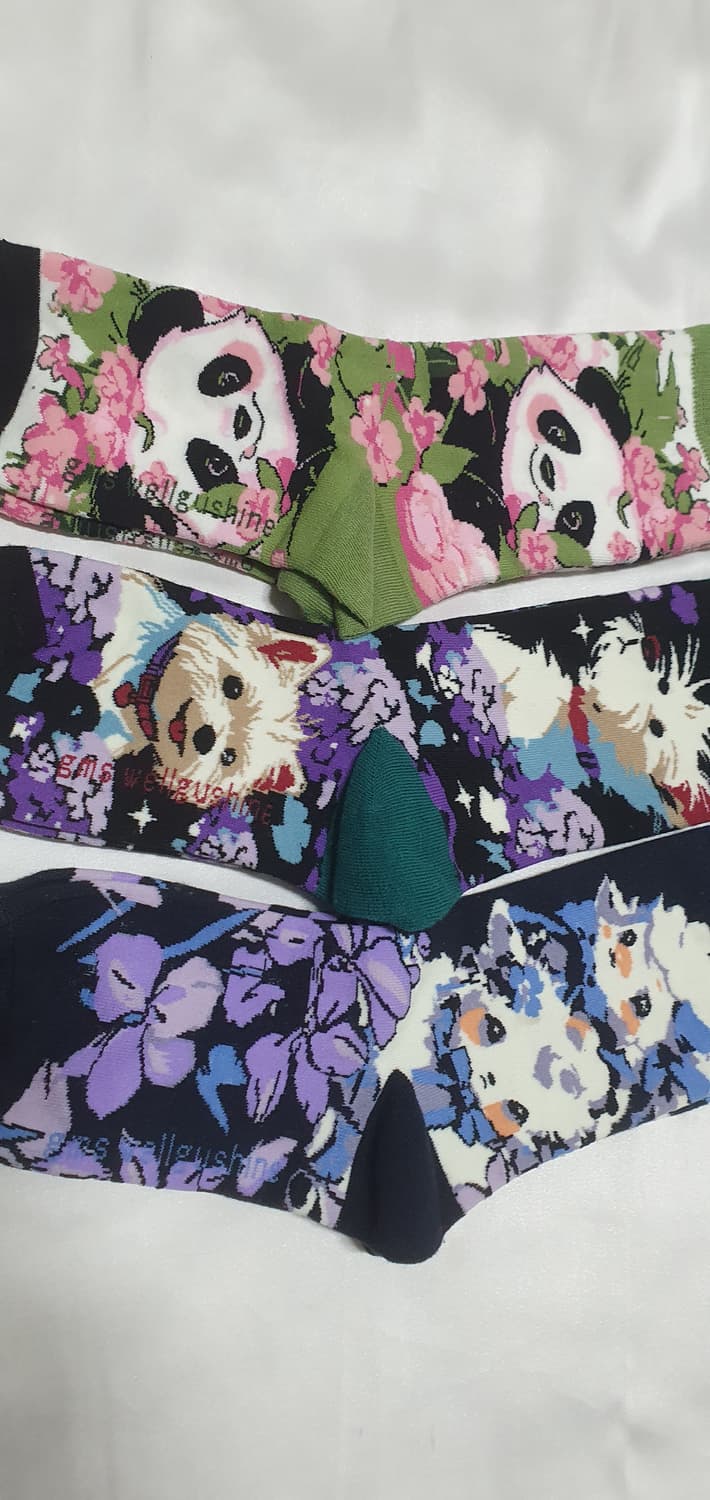 팬다 강아지 양 양말 상품이미지3