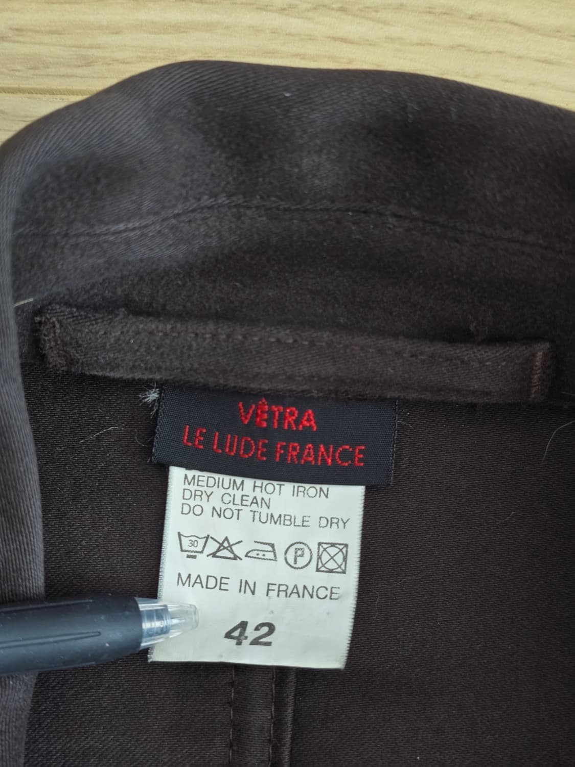 Vetra 베트라 몰스킨 워크 자켓 다크브라운 42 상품이미지7