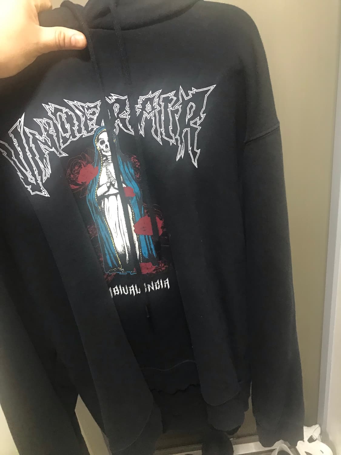 언더웨어 후드티L 급처 상품이미지1