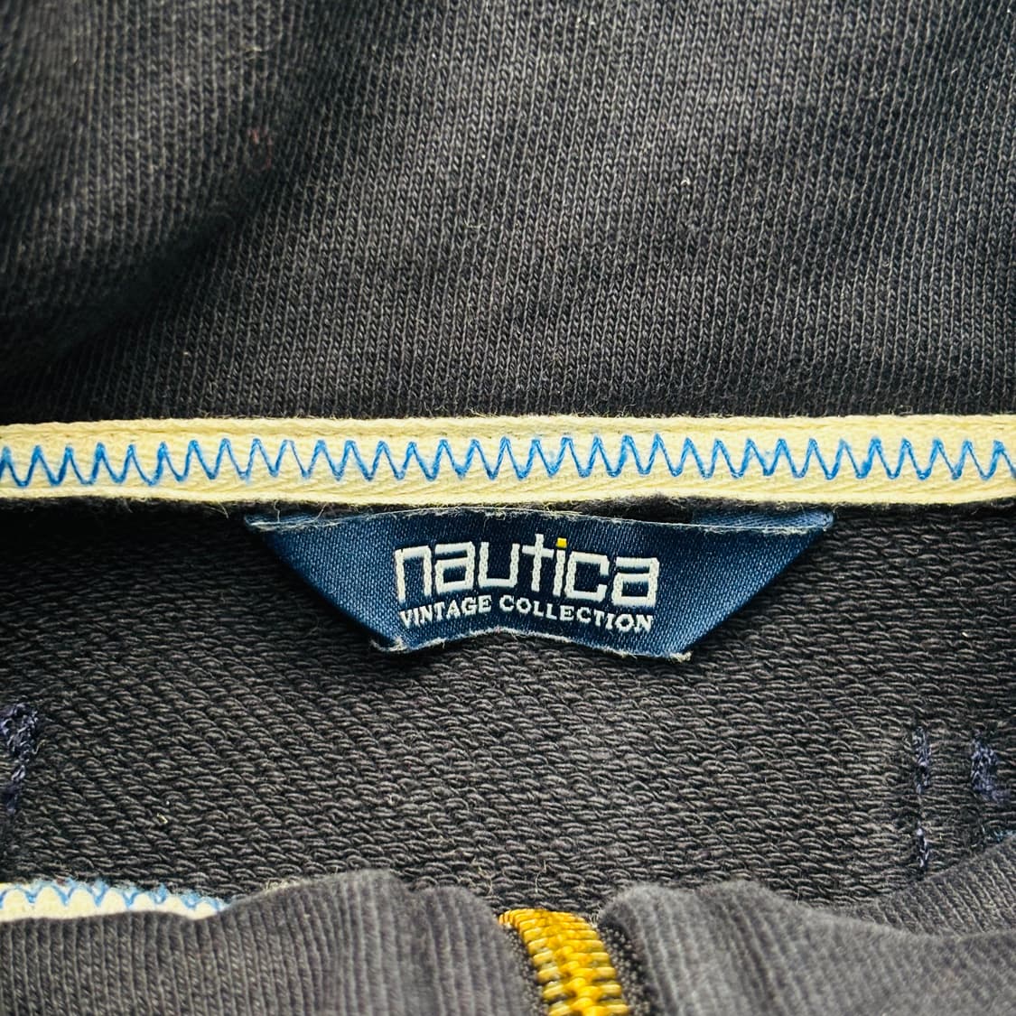 노티카 빈티지 네이비 집업 스웻셔츠 XL 상품이미지7