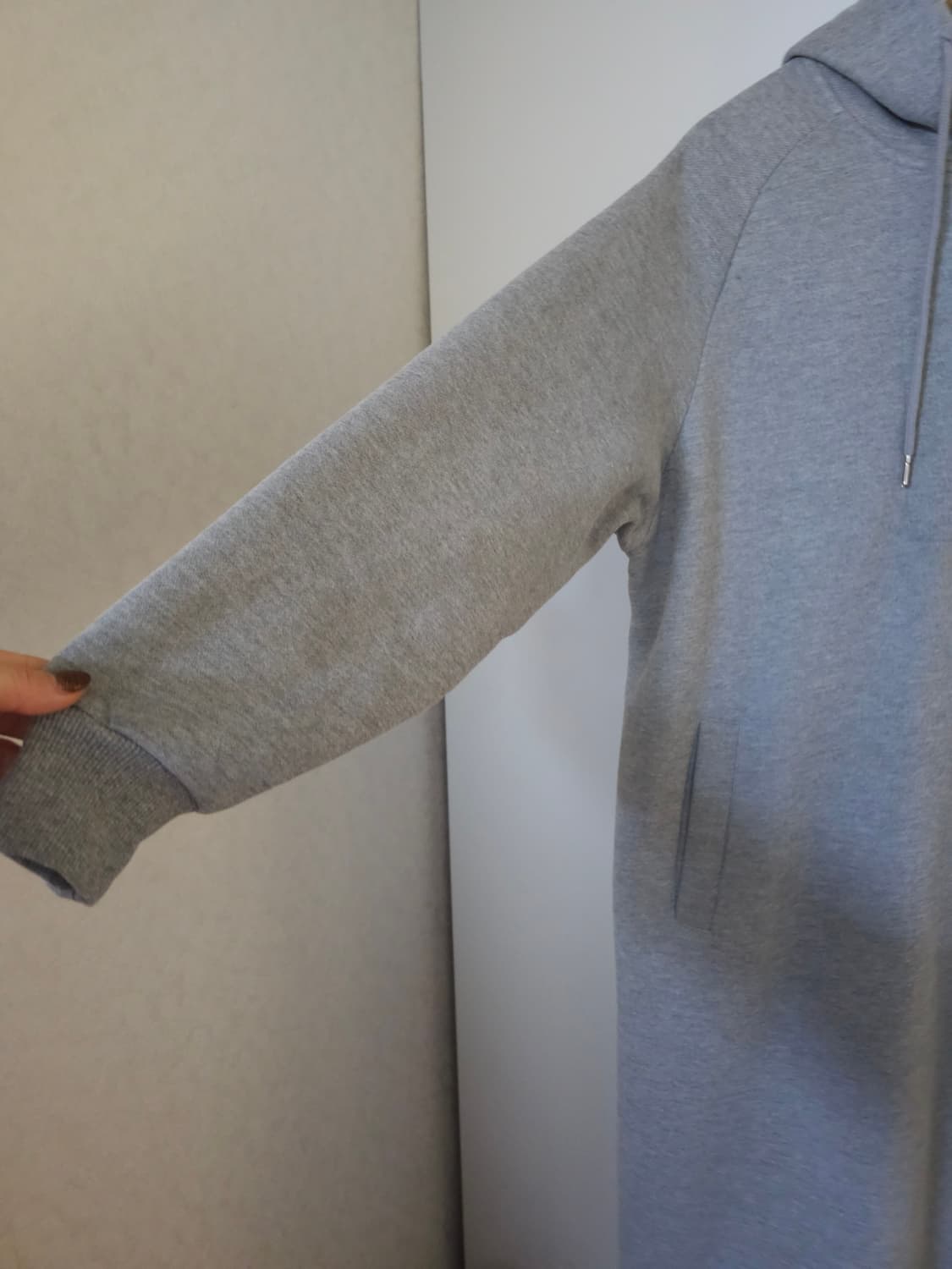 스튜디오톰보이 기모 후드 롱원피스 상품이미지3